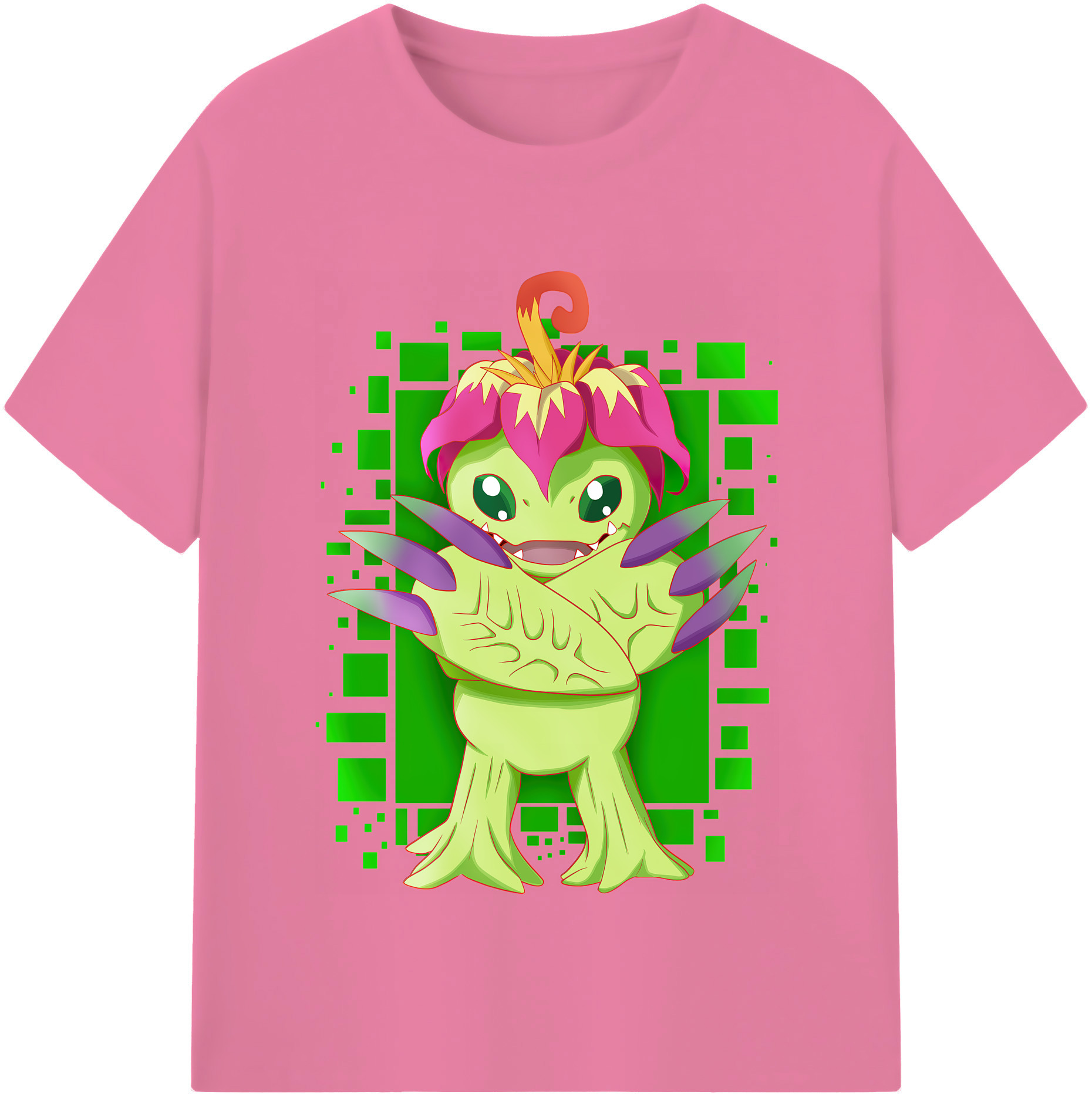 （画像用） Digimon デジタルモンスター/デジモン 綿100％半袖Tシャツ（フロントプリント）